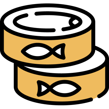 Icono de un envase de atún