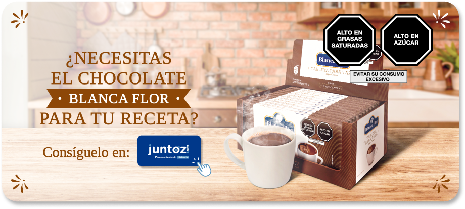Banner chocolate Blanca Flor
