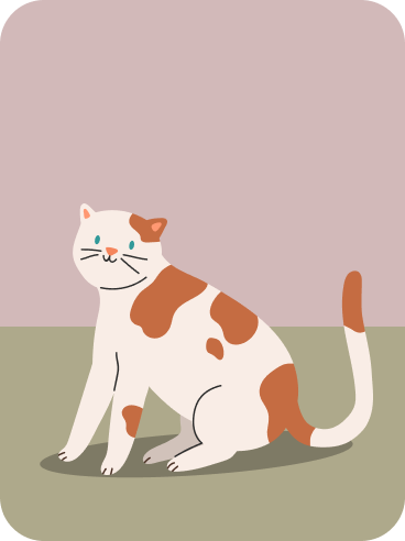 Ilustración mascota gato