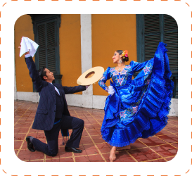 Pareja bailando huayno danza el tondero danza peruana