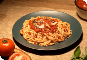 Foto de rece de spaghetti al pomodoro